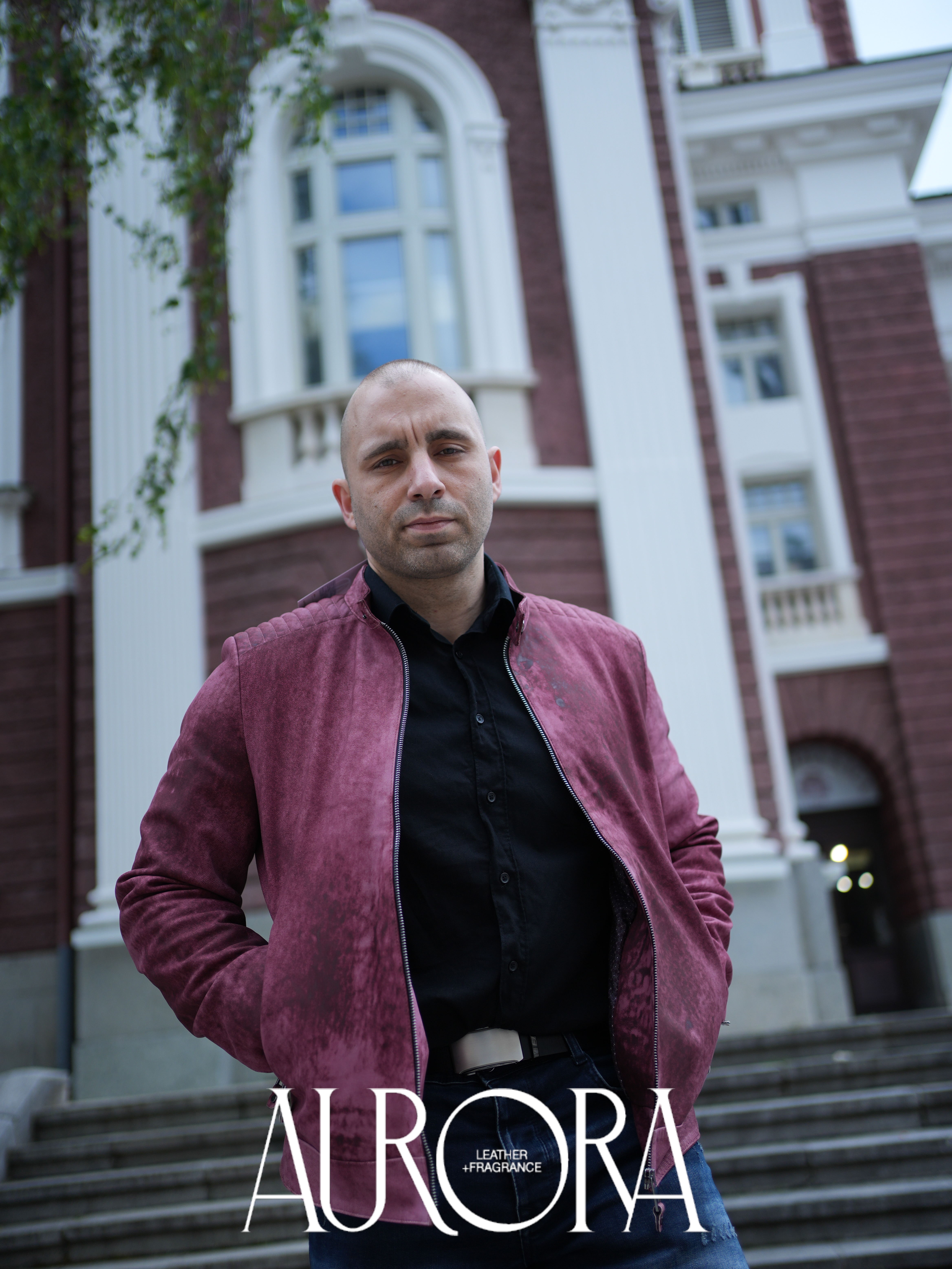 Мъжко яке кангал в цвят вишна – стил и комфорт за всяко време
